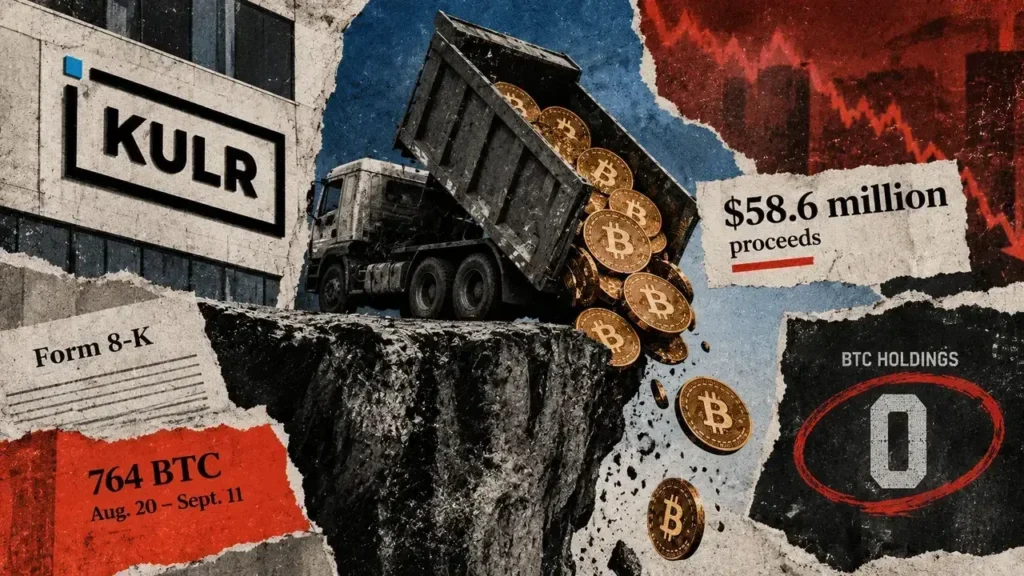 Another public company has abandoned its Bitcoin treasury after selling the last 764 BTC